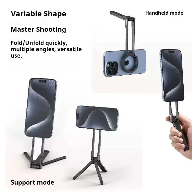 SnapStand™ Magnetic Tripod 🧲📱